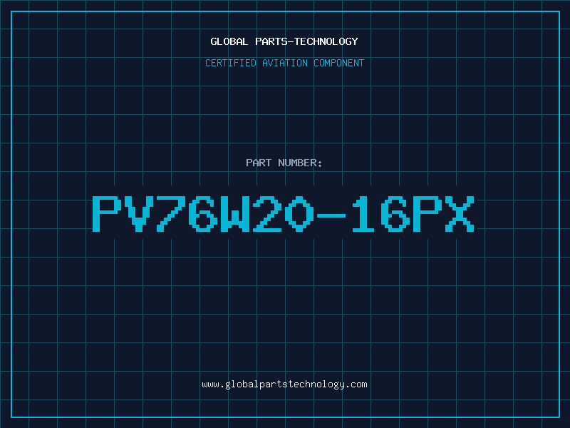 Aviation Part PV76W20-16PX