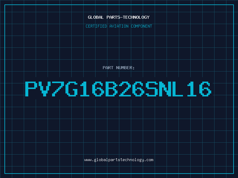Aviation Part PV7G16B26SNL16