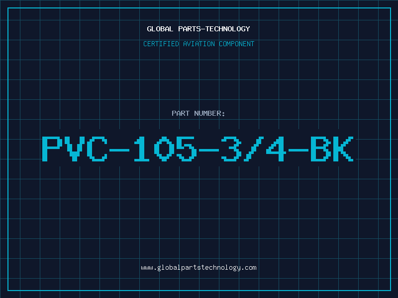 Aviation Part PVC-105-3/4-BK