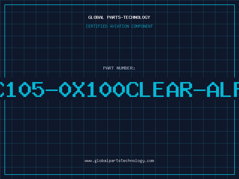 Aviation Part PVC105-0X100CLEAR-ALPHA