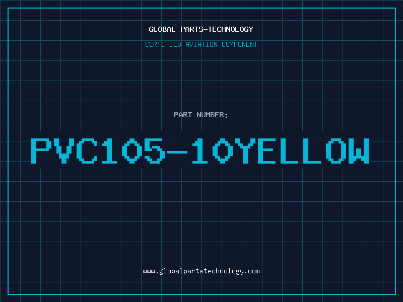 Aviation Part PVC105-10YELLOW