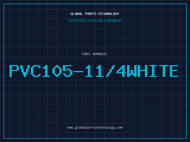 Aviation Part PVC105-11/4WHITE