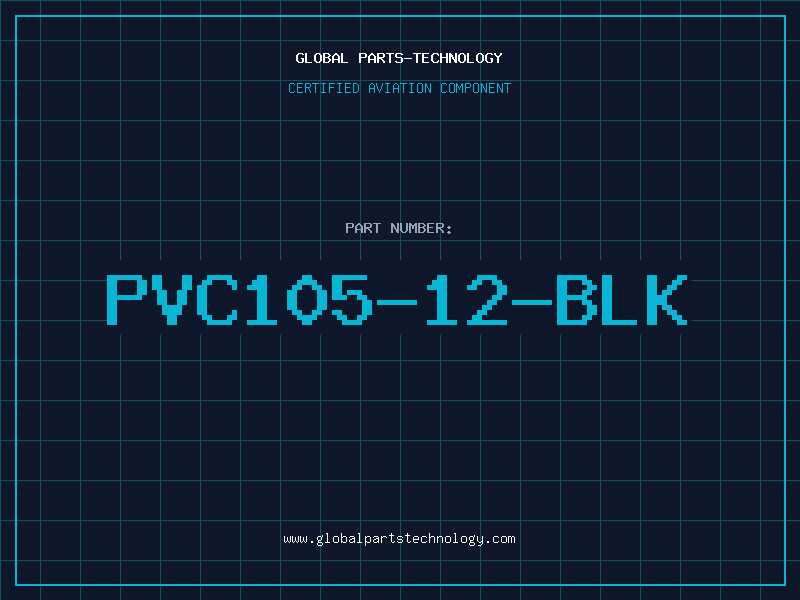 Aviation Part PVC105-12-BLK