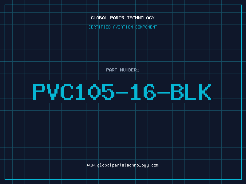 Aviation Part PVC105-16-BLK