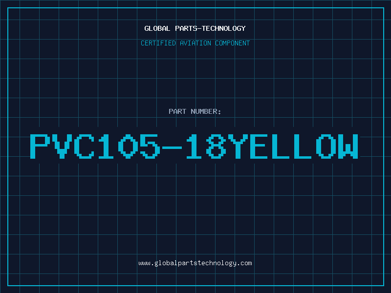 Aviation Part PVC105-18YELLOW