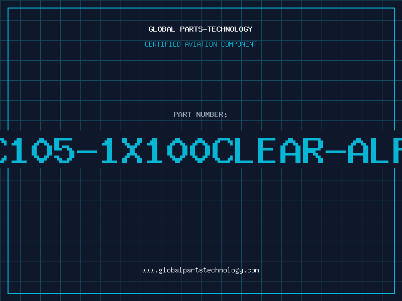 Aviation Part PVC105-1X100CLEAR-ALPHA