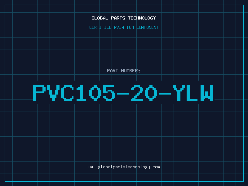 Aviation Part PVC105-20-YLW