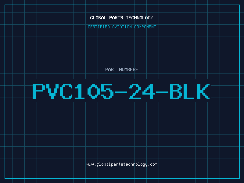 Aviation Part PVC105-24-BLK