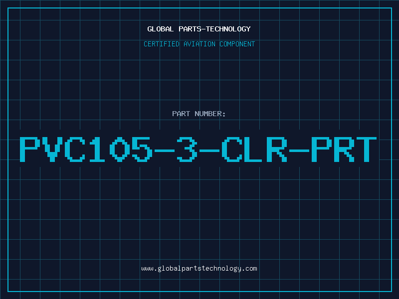 Aviation Part PVC105-3-CLR-PRT