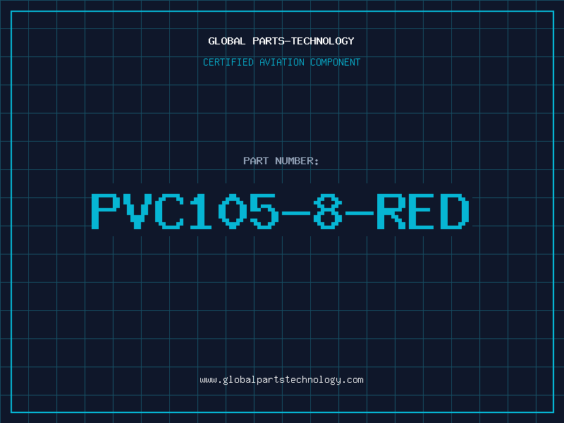 Aviation Part PVC105-8-RED