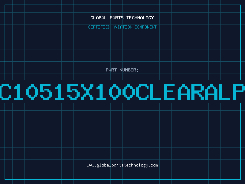 Aviation Part PVC10515X100CLEARALPHA