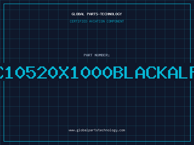 Aviation Part PVC10520X1000BLACKALPHA