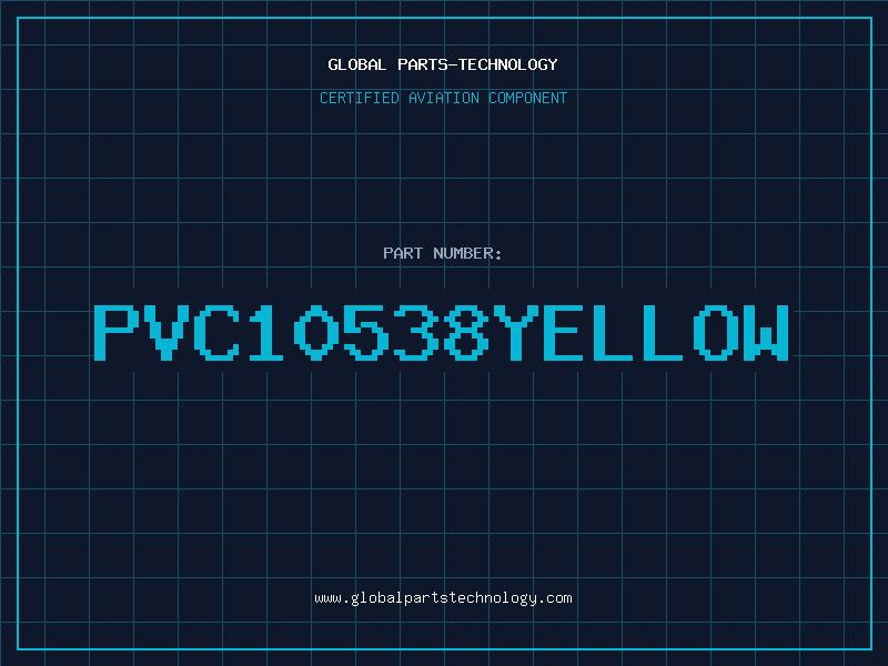 Aviation Part PVC10538YELLOW