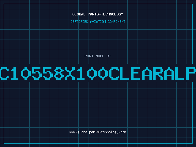 Aviation Part PVC10558X100CLEARALPHA