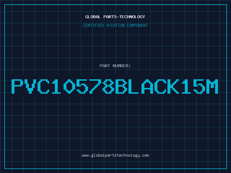 Aviation Part PVC10578BLACK15M