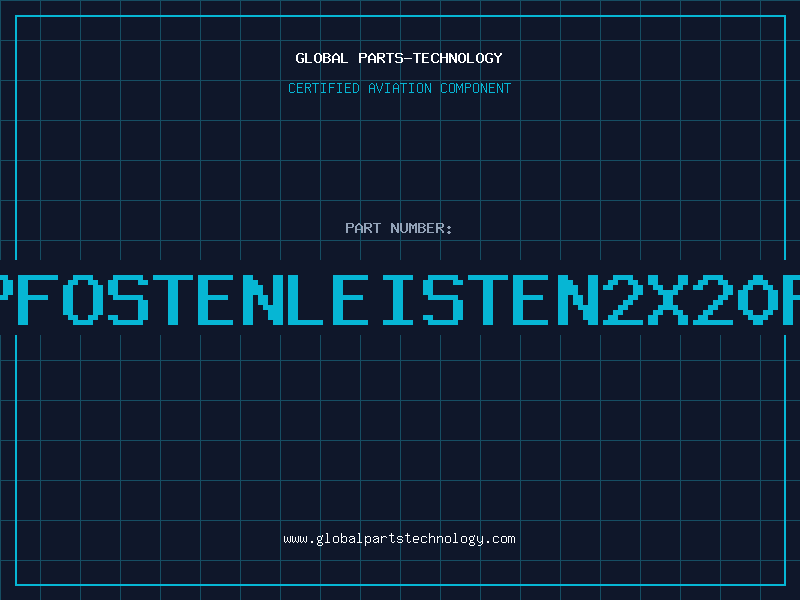 Aviation Part Pfostenleisten2x20p