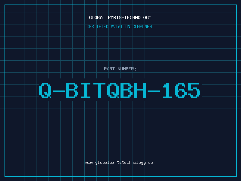 Aviation Part Q-BITQBH-165