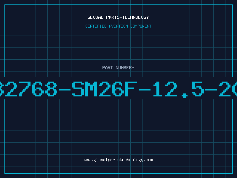 Aviation Part Q0.032768-SM26F-12.5-20-BTR