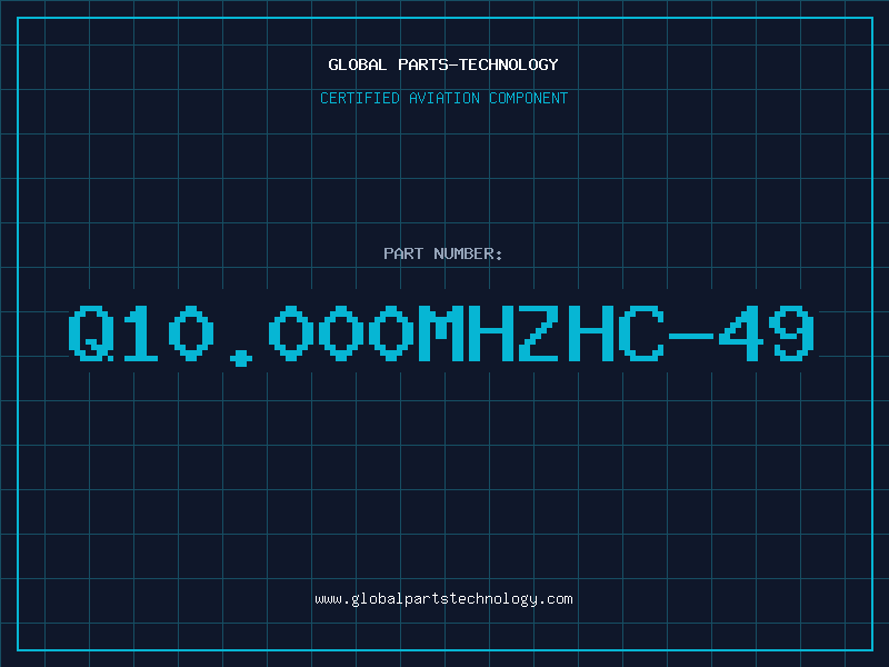 Aviation Part Q10.000MHzHC-49