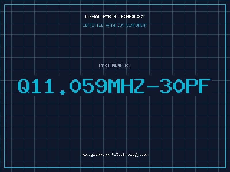 Aviation Part Q11.059MHz-30pF