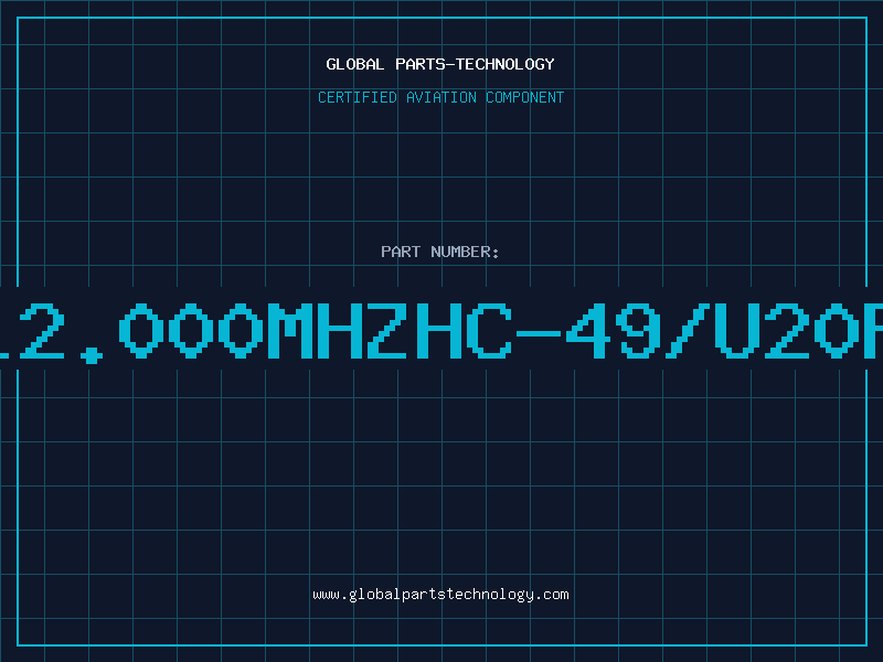 Aviation Part Q12.000MHzHC-49/U20pF