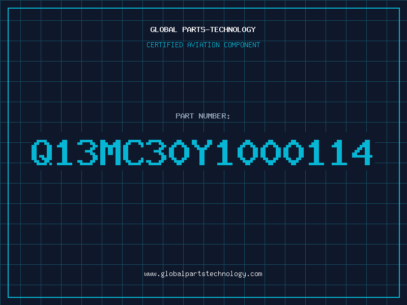 Aviation Part Q13MC30Y1000114