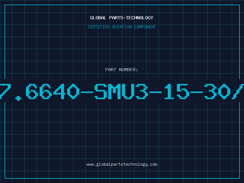 Aviation Part Q17.6640-SMU3-15-30/10