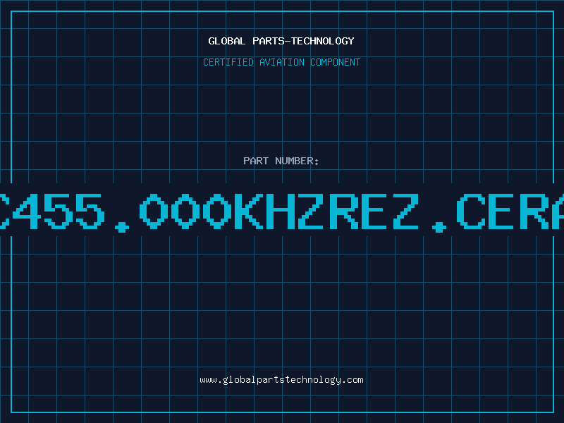 Aviation Part QC455.000KHzRez.Ceram