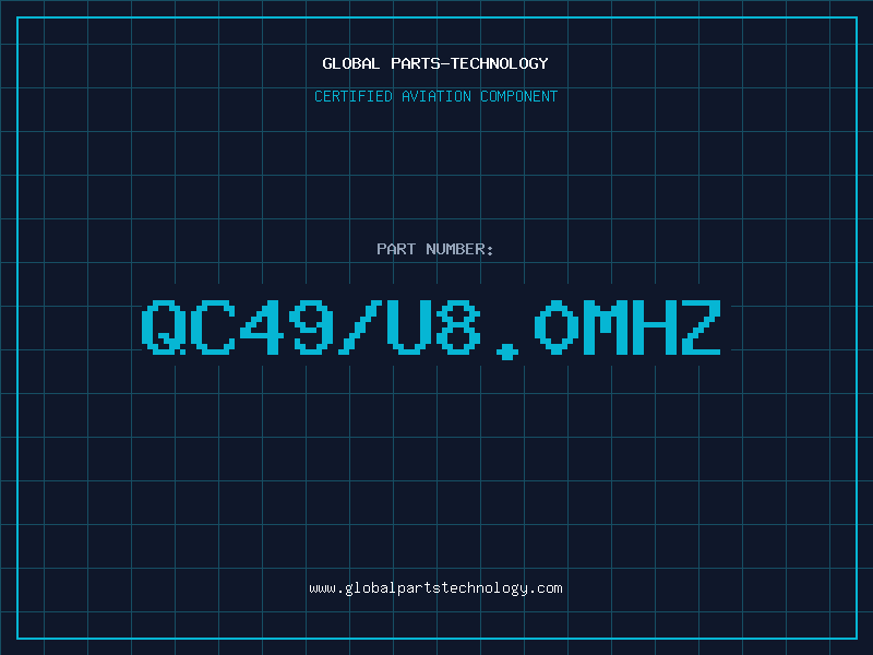 Aviation Part QC49/U8.0MHZ