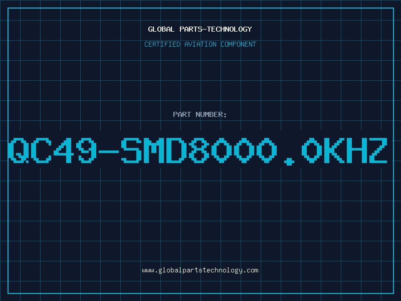 Aviation Part QC49-SMD8000.0KHZ