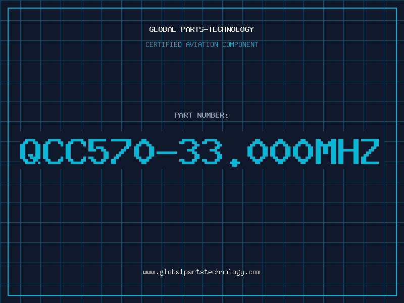 Aviation Part QCC570-33.000MHZ