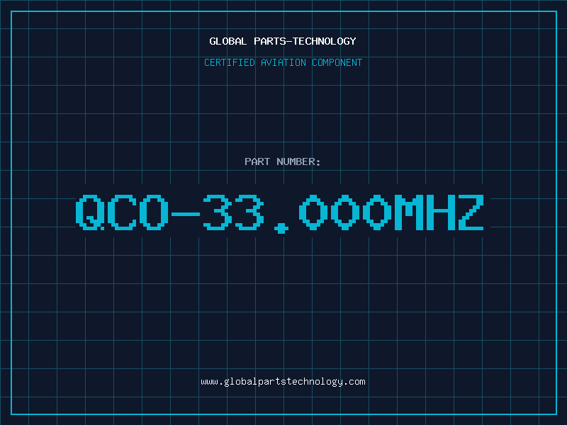 Aviation Part QCO-33.000MHZ
