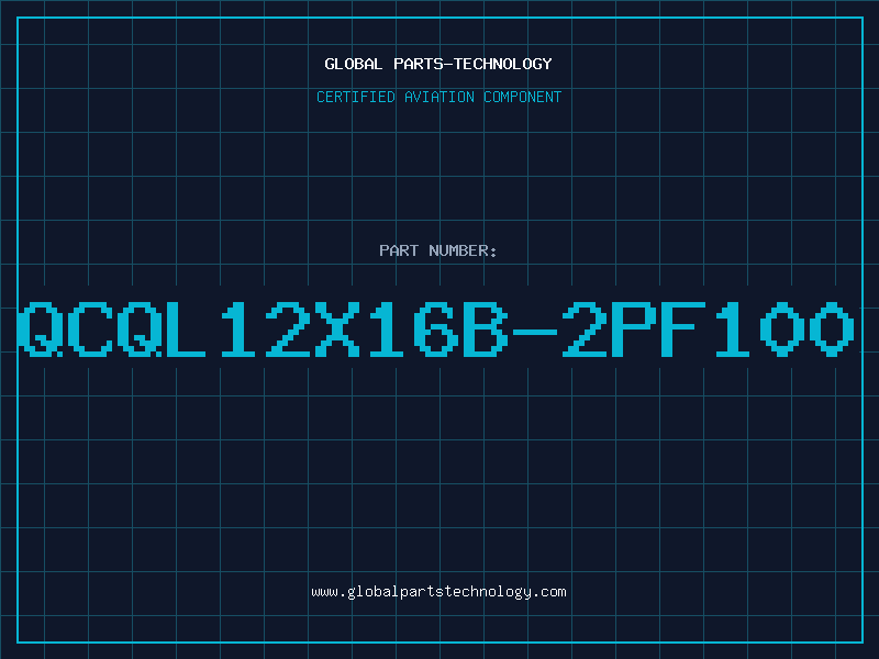 Aviation Part QCQL12X16B-2PF100