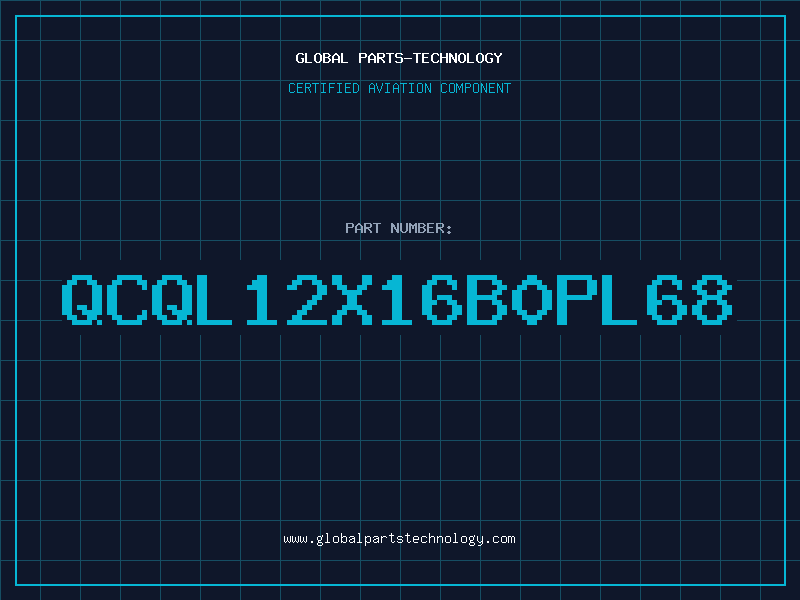 Aviation Part QCQL12X16B0PL68