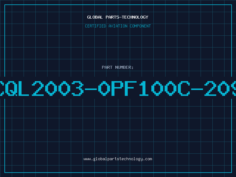 Aviation Part QCQL2003-0PF100C-2093