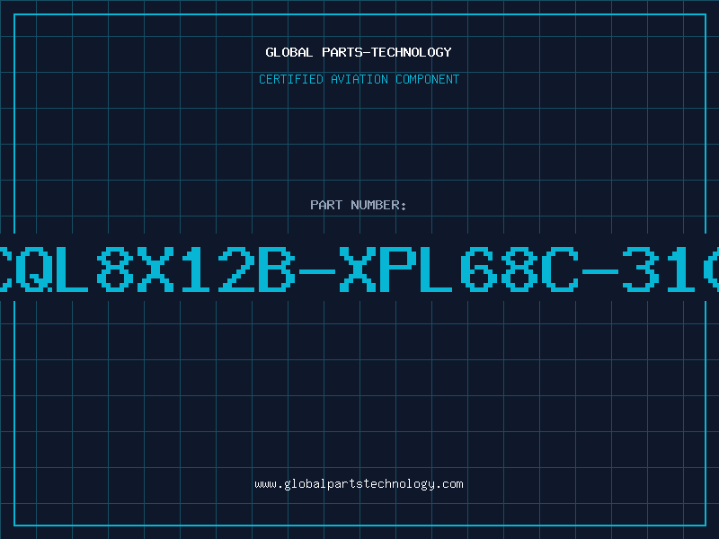 Aviation Part QCQL8X12B-XPL68C-3103
