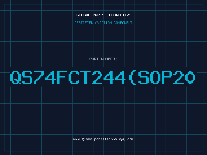 Aviation Part QS74FCT244(SOP20
