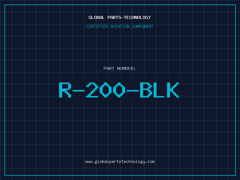 Aviation Part R-200-BLK
