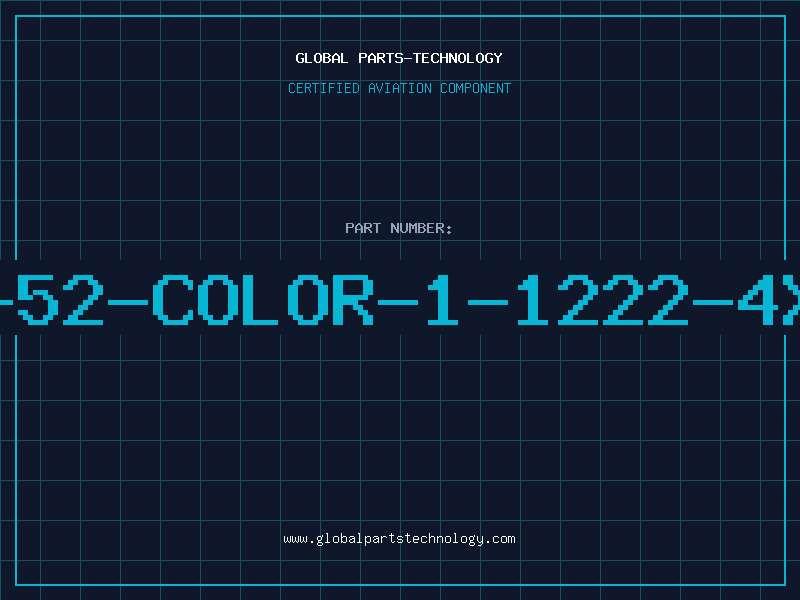 Aviation Part R-52-COLOR-1-1222-4X4