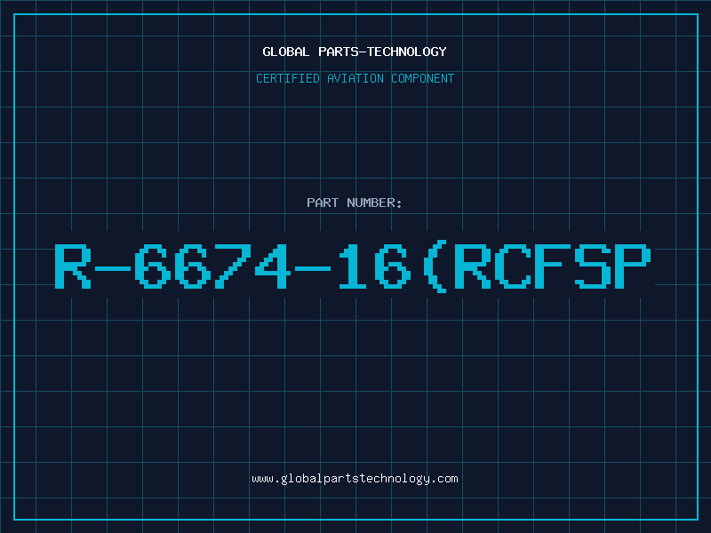 Aviation Part R-6674-16(RCFSP