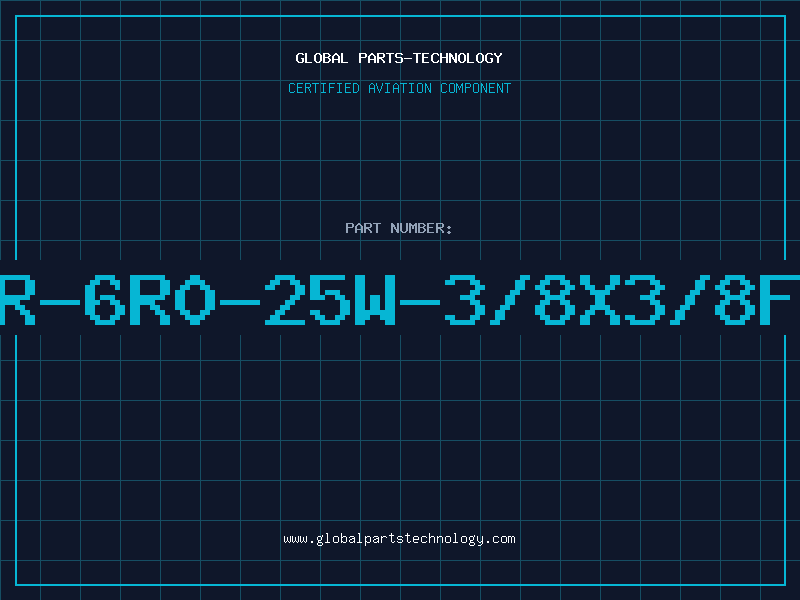 Aviation Part R-6R0-25W-3/8X3/8F