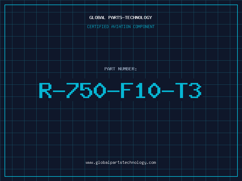 Aviation Part R-750-F10-T3