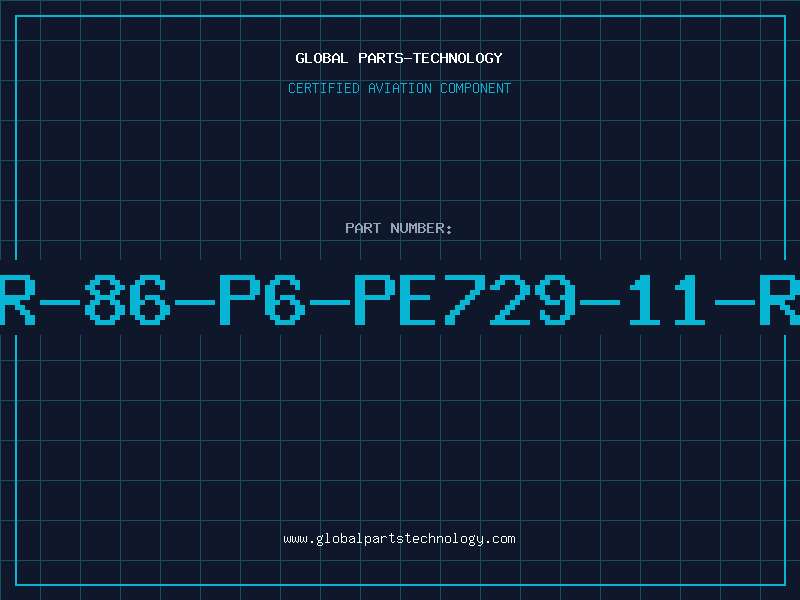 Aviation Part R-86-P6-PE729-11-R