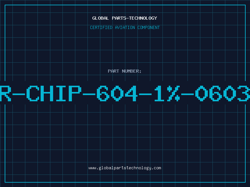 Aviation Part R-Chip-604-1%-0603