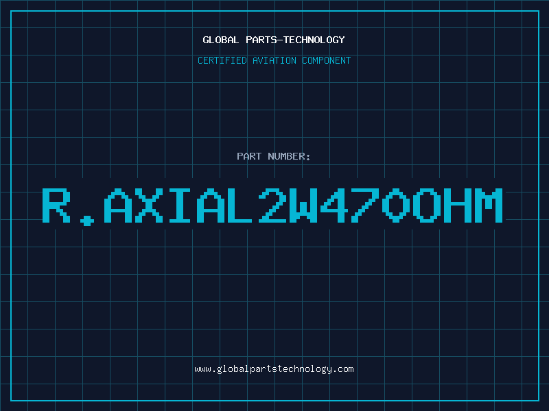 Aviation Part R.AXIAL2W470OHM