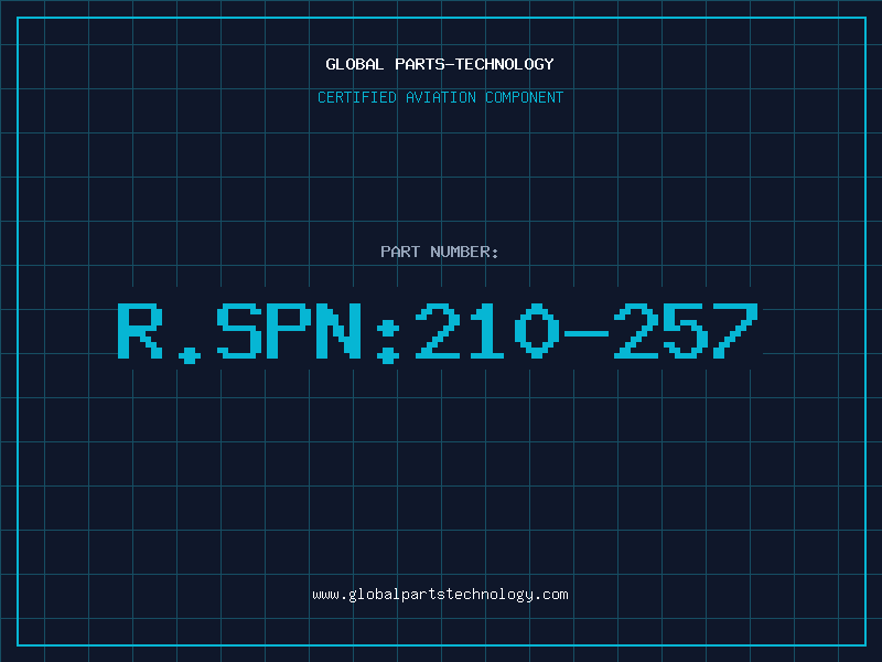 Aviation Part R.SPN:210-257