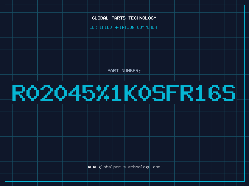Aviation Part R02045%1K0SFR16S