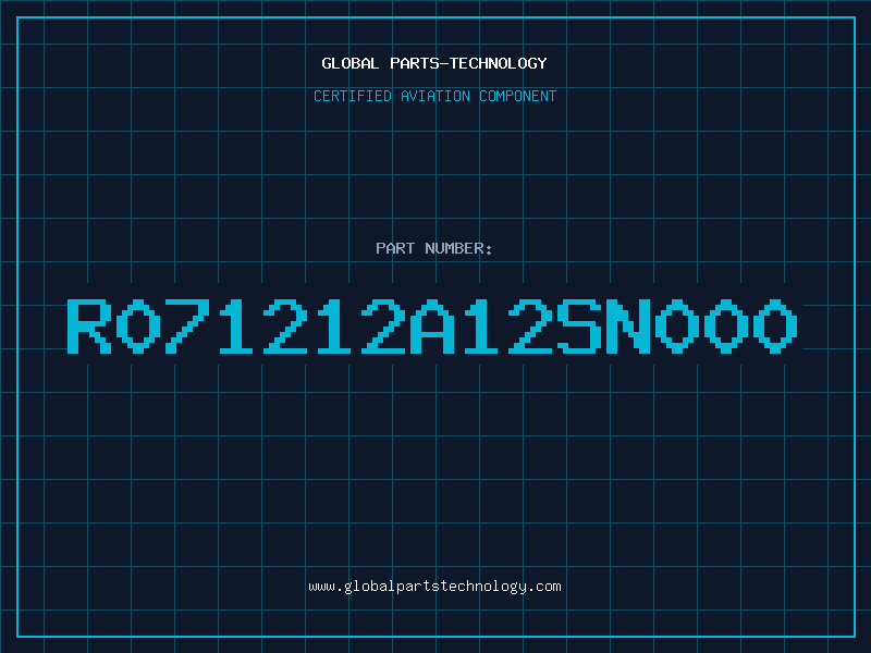 Aviation Part R071212A12SN000
