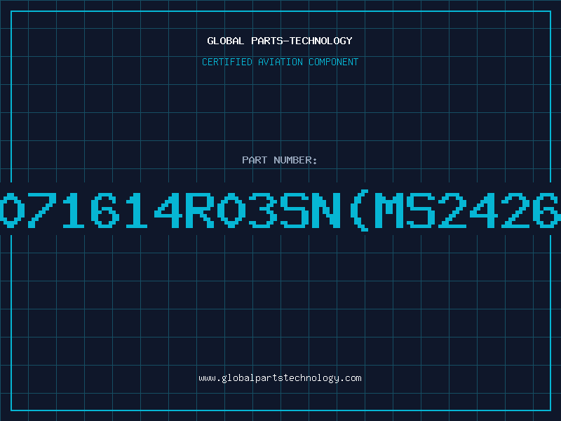 Aviation Part R071614R03SN(MS24266