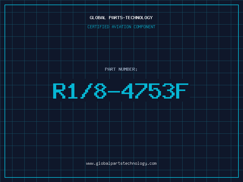 Aviation Part R1/8-4753F